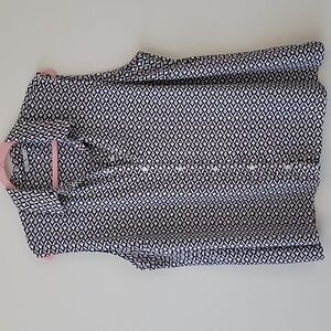 Chic Geometric Patterned Blouse